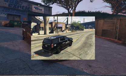 FiveM Chevrolet Tahoe State Patrol Car: Optimized Law Enforcement Vehicle