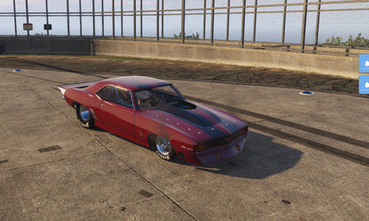 FiveM Drag Car Mod: 300+ MPH Muscle Car - 5 Color Pack