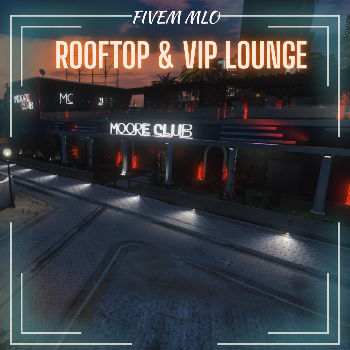 Rooftop VIP Lounge MLO, Nightclub Interior, Roleplay Venue Map