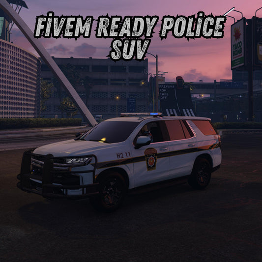FiveM Police SUV: Optimized Patrol Vehicle - Drag & Drop Install