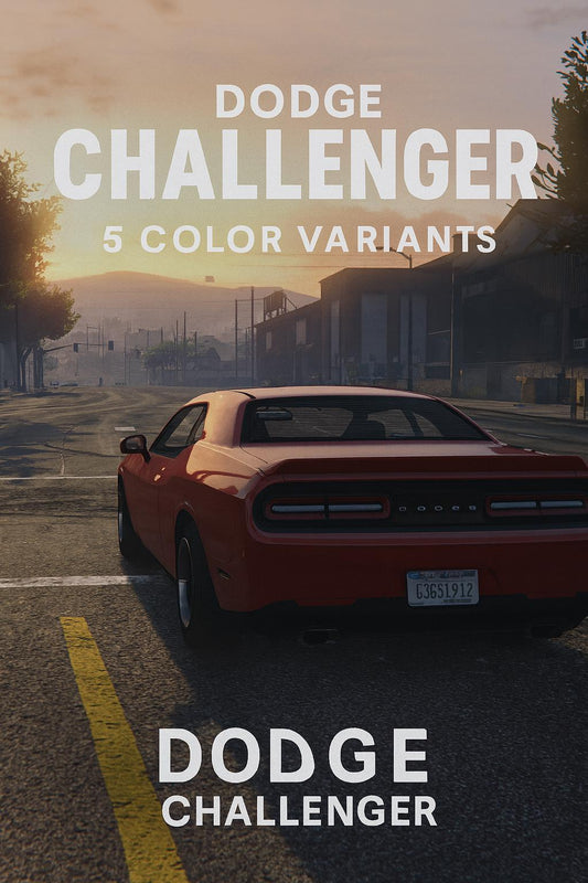 FiveM Bravado Buffalo SXT Add-On: Muscle Car with 5 Color Variants