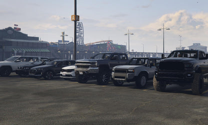 FiveM Luxury Car Pack: Jeep 4x4 & Sports Cars - 4 Colors