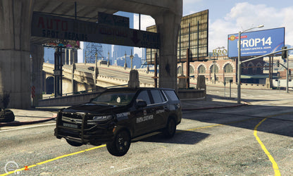 FiveM Chevrolet Tahoe State Patrol Car: Optimized Law Enforcement Vehicle
