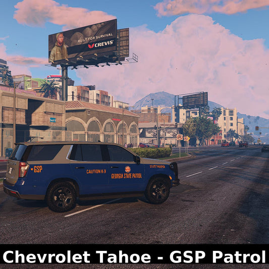FiveM Georgia State Patrol Chevrolet Tahoe: Optimized Police SUV