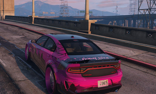 FiveM Debadged Charger: 4K Custom Car Mod - Optimized RP