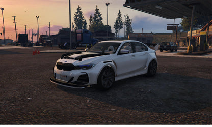 FiveM BMW M Performance Car: 9 Color Options, Optimized Drag & Drop Vehicle