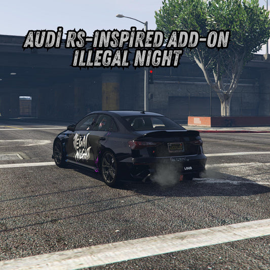 FiveM Illegal Night Car: Audi RS Inspired, Street Racing Add-On