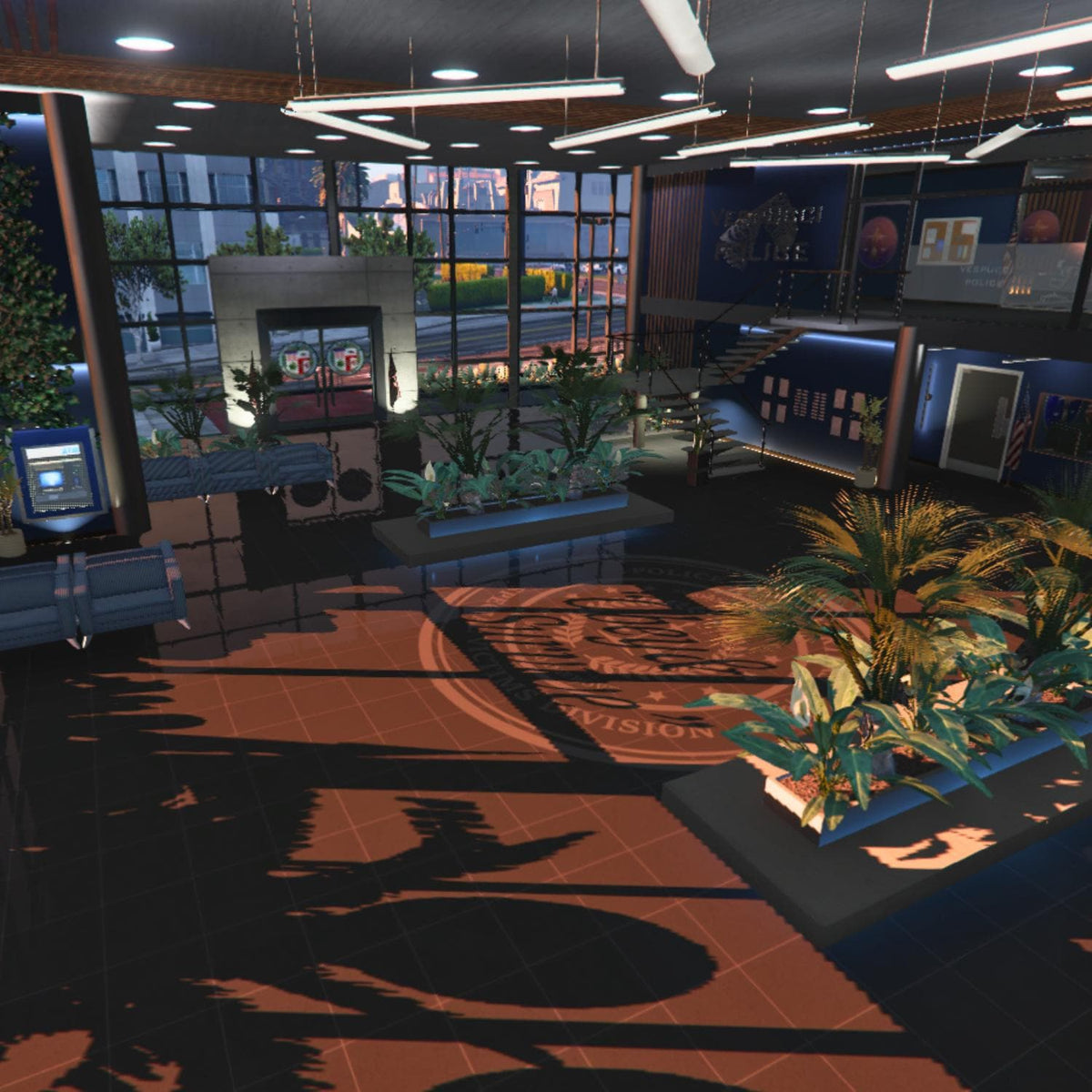 Police Station MLO with City Hall Offices for FiveM