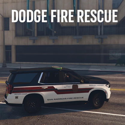 FiveM Dodge Fire Rescue SUV: San Andreas EMS Rapid Response