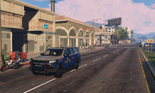 FiveM Georgia State Patrol Chevrolet Tahoe: Optimized Police SUV