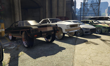 FiveM Debadged Donk Car Pack: Custom Lowrider Style, RP Ready
