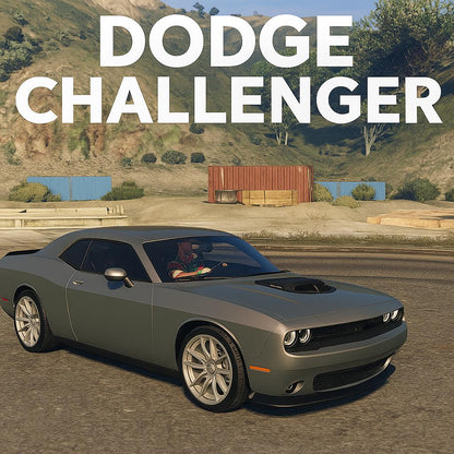 FiveM Custom Debadged Muscle Car | Challenger Style Street Racer | Lore-Friendly Drift & RP Vehicle Mod