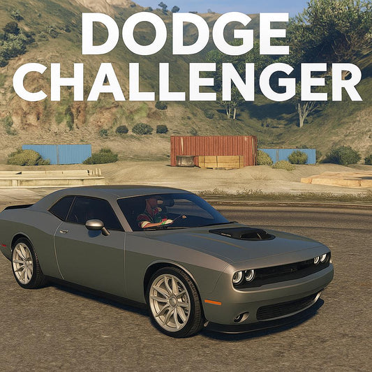 FiveM Custom Debadged Muscle Car | Challenger Style Street Racer | Lore-Friendly Drift & RP Vehicle Mod
