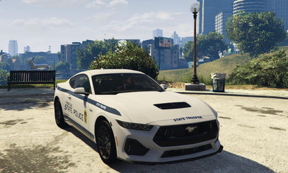 FiveM 2024 Mustang GT Police Interceptor - Drag & Drop Ready