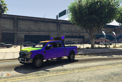 FiveM Party Pickup Truck: Custom Event Vehicle with Roof Speakers