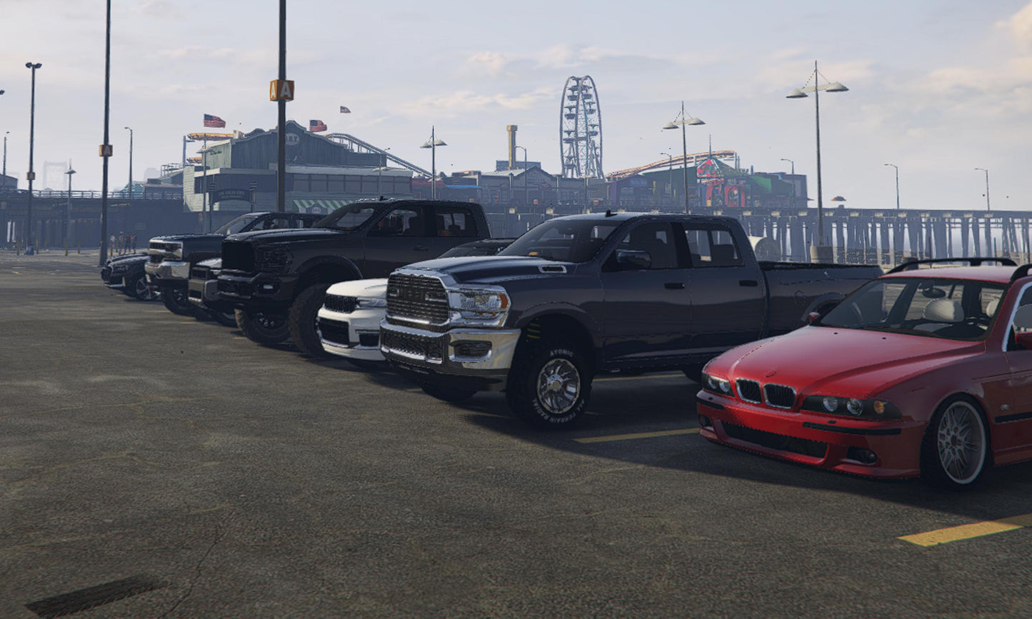 FiveM Luxury Car Pack: Jeep 4x4 & Sports Cars - 4 Colors