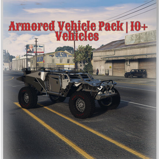 Armored Vehicle Pack | 10+ Debadged SWAT, Police, Military  Security Cars | FiveM Ready Drag & Drop