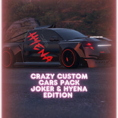 FiveM Custom Car Pack – Joker & Hyena Edition | Unique Crazy Vehicle Mods for Roleplay