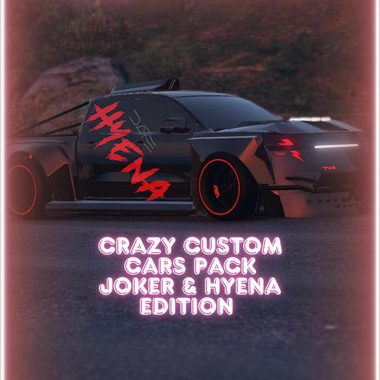 FiveM Custom Car Pack – Joker & Hyena Edition | Unique Crazy Vehicle Mods for Roleplay
