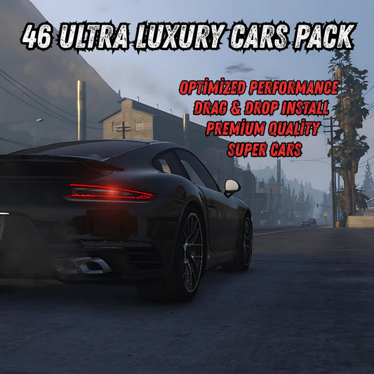 FiveM Luxury Sports Car Pack: 46 Ultra Realistic Supercars