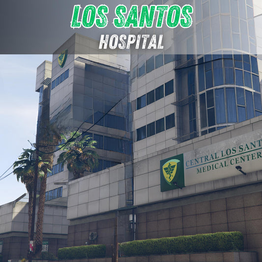 FiveM Medical Center MLO: Los Santos Hospital, Detailed Interior & Parking