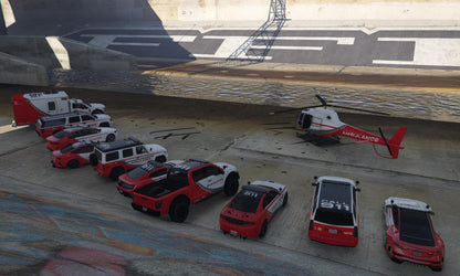 FiveM Emergency Vehicles Pack: Medical RP Ambulance, Trucks & Helicopter