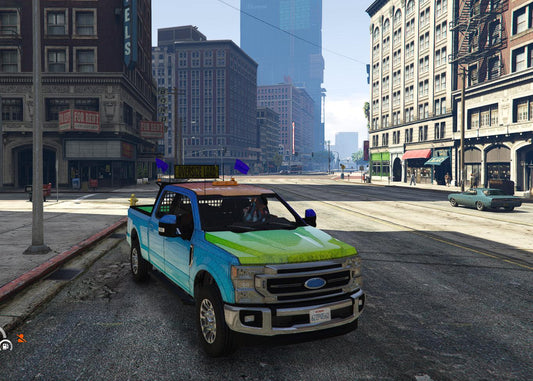FiveM Party Pickup Truck: Custom Event Vehicle with Roof Speakers