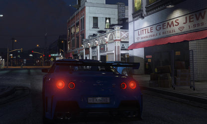 FiveM Nissan GT-R R35 Add-On Vehicle: JDM Drag & Drift Car