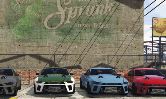 FiveM Sheriff Police Car Pack: 8 Color RP Vehicle Add-On