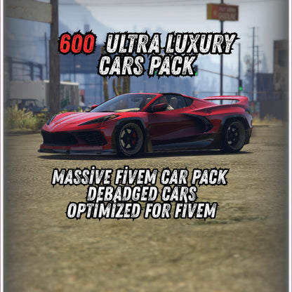 FiveM Car Pack | 600+ Addon Vehicles | Mega No-Brand Vehicle Pack for RP Servers”