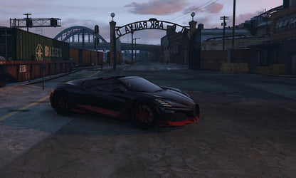 Bugatti La Voiture Noire FiveM Mod: Luxury Hypercar, Drag & Drop
