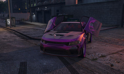 FiveM Debadged Charger: 4K Custom Car Mod - Optimized RP