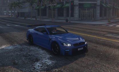 FiveM Nissan GT-R R35 Add-On Vehicle: JDM Drag & Drift Car
