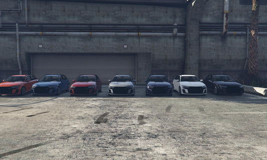 FiveM Audi Hatchback Mod: Debadged, 4K Textures, 7 Colors