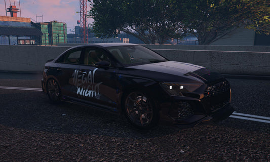 FiveM Illegal Night Car: Audi RS Inspired, Street Racing Add-On