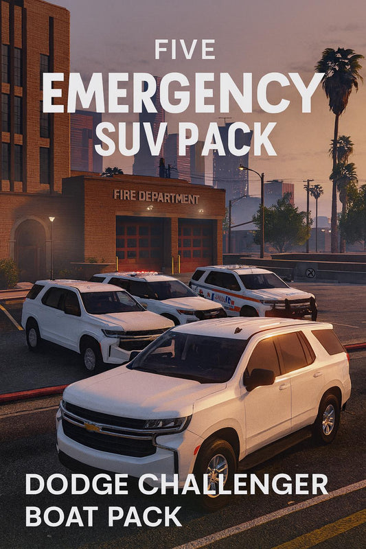 FiveM Emergency Response SUV Pack: EMS & Rescue Vehicles