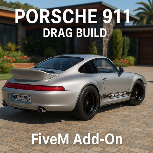 FiveM Porsche 911 Drag Build: Realistic Add-On Vehicle