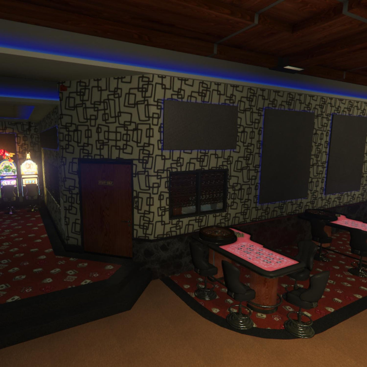 Casino MLO, Gaming Venue Interior, Entertainment Roleplay Environment