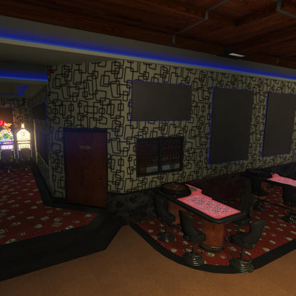 Casino MLO, Gaming Venue Interior, Entertainment Roleplay Environment