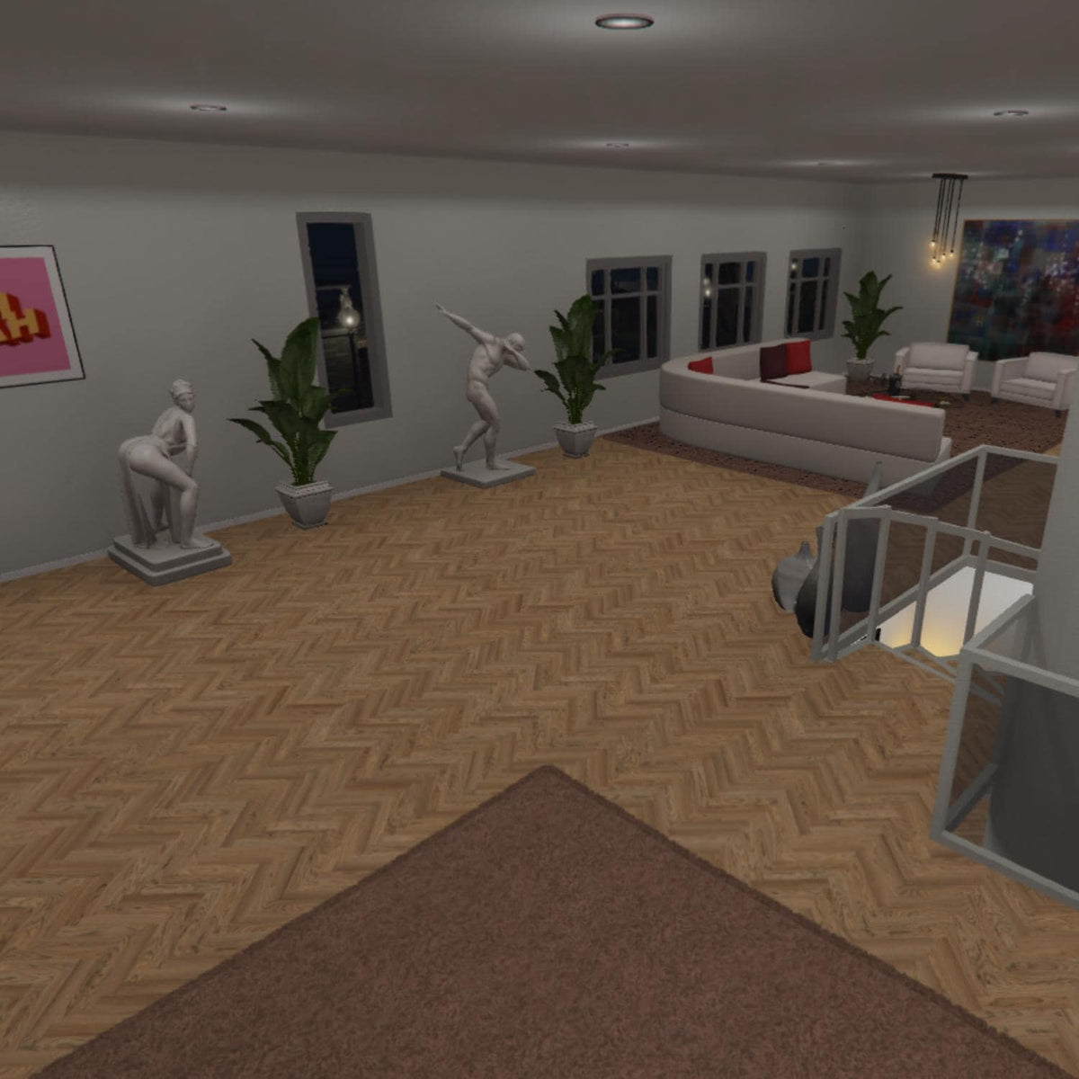 Hillside Mansion MLO, Estate Property Map, Pool House Roleplay Home