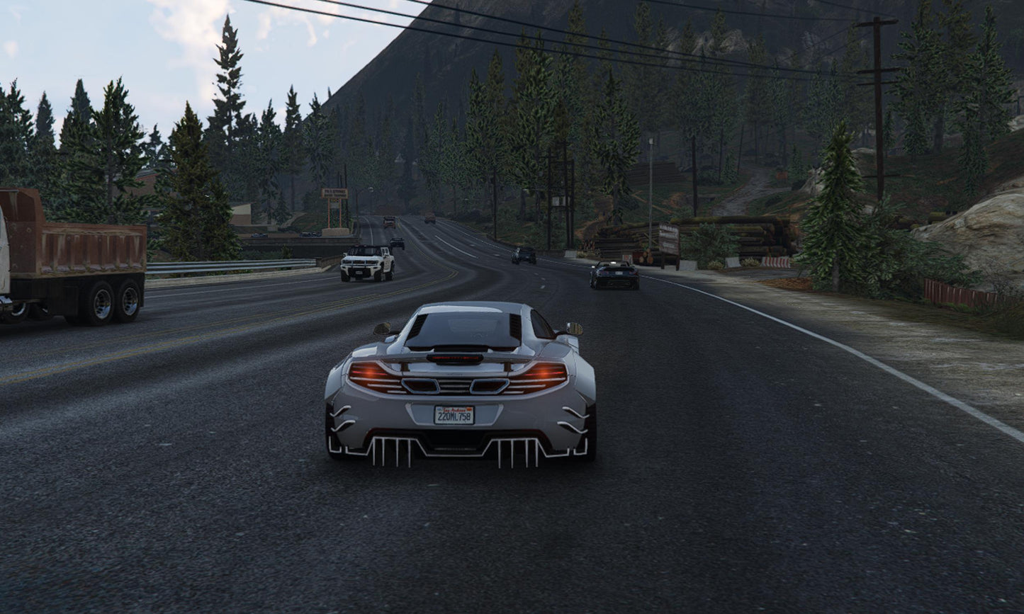 FiveM McLaren MP4-12C Add-On: Luxury Supercar, 5 Color Variants
