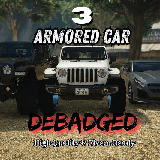 FiveM Armored Vehicle Pack: Debadged Lore-Friendly Cars