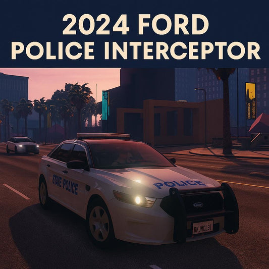 2024 Ford Police Interceptor - FiveM Ready Law Enforcement Vehicle