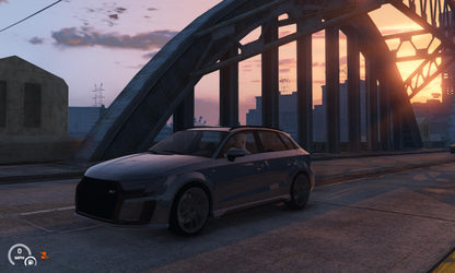 FiveM Audi Hatchback Mod: Debadged, 4K Textures, 7 Colors