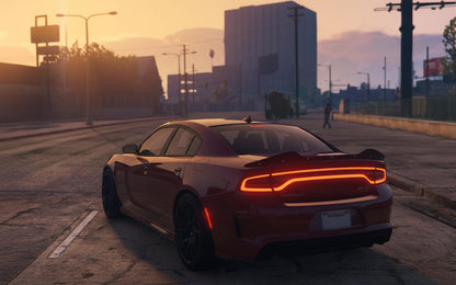 FiveM Dodge Charger: Optimized Muscle Car with Hellcat Accents