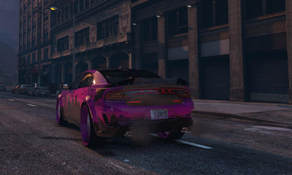 FiveM Debadged Charger: 4K Custom Car Mod - Optimized RP