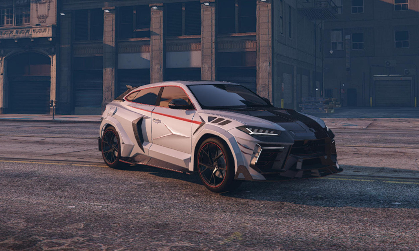 FiveM Lamborghini Urus Liberty Walk Add-On: Luxury SUV, 4 Colors