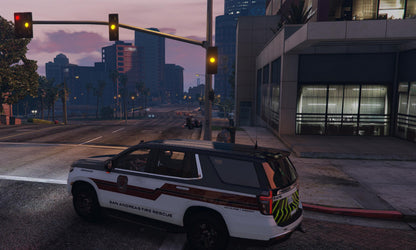 FiveM Dodge Fire Rescue SUV: San Andreas EMS Rapid Response