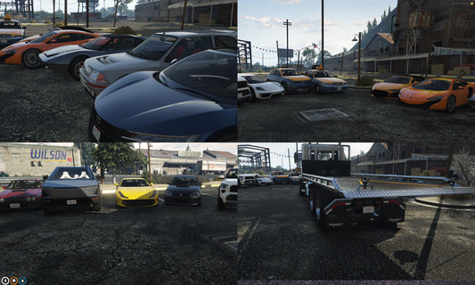 FiveM Ultimate Vehicle Mega Pack  | 50+ High-Quality Cars | Daily, Luxury, Armored, Police | Drag & Drop Install | Fivem Car Packs