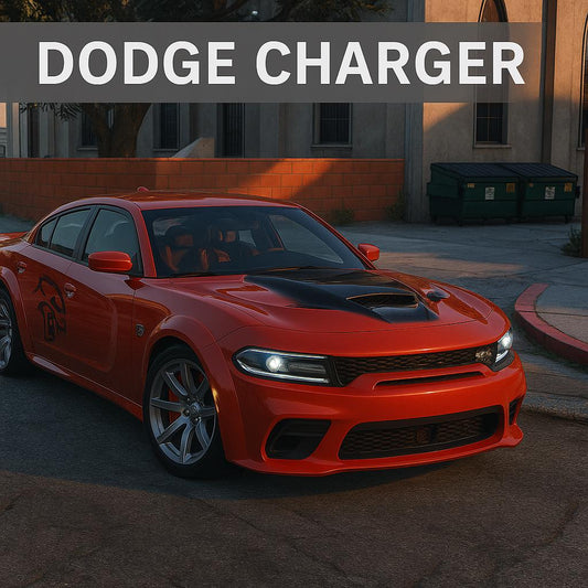 FiveM Dodge Charger: Optimized Muscle Car with Hellcat Accents